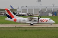 F-GVZB @ LFPO - ATR 42-500, take off run rwy 08, Paris-Orly airport (LFPO-ORY) - by Yves-Q