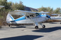 N879A @ SZP - 1951 Piper PA-22, Lycoming O-290-D2 135 Hp, 4 seats. Apparently a Tri-Pacer conversion to a PA-20 Pacer landing gear? - by Doug Robertson