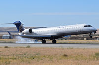 N712SK @ KBOI - Touch down on RWY 28L. - by Gerald Howard