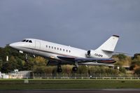 CS-DFK @ EGLF - Mid morning takeoff from Farnborough for this Netjets Dassault Falcon - by dave226688