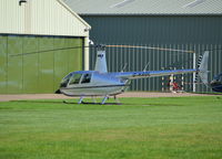 G-HAGL @ EGLD - Robinson R44 Raven II at Denham. - by moxy
