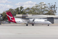 VH-SBV @ YSWG - QantasLink (VH-SBV) Bombardier DHC-8-315Q Dash 8, in new QantasLink new roo livery, taxiing at Wagga Wagga Airport - by YSWG-photography