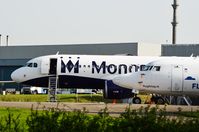 TF-JMS @ EHWO - Monarch A320 an a flugfelag F50 - by fink123