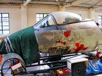 BAPC352 @ X4HP - unidentified Hawker Sea Hawk cockpit at Hooton Park - by Chris Hall