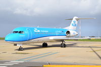 PH-KZS @ EGSH - On stand at Norwich having just landed after it's last flight with KLM. - by Graham Reeve