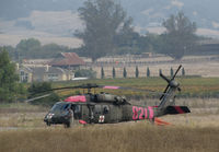 84-23964 @ O69 - California Army National Guard UH-60L 84-23964 assigned to 126th Med Co, 1-168th Air Calvary with pink #821 @ Petaluma Municipal Airport, CA temporary home base in support of efforts to control devastating Northern California Oct 2017 wildfires - by Steve Nation