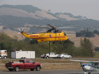 N612CK @ O69 - Croman Corp (White City, OR) 1962 Sikorsky SH-3H Tanker #702 @ Petaluma Municipal Airport, CA temporary home base in support of efforts to control devastating Northern California Oct 2017 wildfires - by Steve Nation