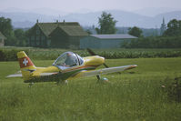 HB-YAA @ LSZV - At Sitterdorf airfield. Scanned from a color-negative. - by sparrow9