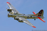 N3193G @ KYIP - Boeing B-17G Flying Fortress Yankee Lady  C/N 77255 - Yankee Air Museum, N3193G - by Dariusz Jezewski www.FotoDj.com