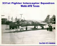 56-0685 @ WEBB - I was the crew chief on 56-0865 when it was stationed at Webb Air Force Base - by Arvin D. Henderson