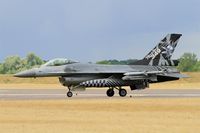 FA-70 @ LFSI - SABCA F-16AM Fighting Falcon, Taxiing to static park, St Dizier-Robinson Air Base 113 (LFSI) Open day 2017 - by Yves-Q