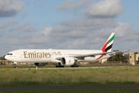 A6-EBJ @ LMML - B777 A6-EBJ Emirates Airlines - by Raymond Zammit