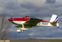 G-RVAT @ EGBR - Departing to the west - by glider