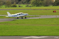 G-BXWO @ EGBJ - Holding short at EGBJ - by Clive Pattle