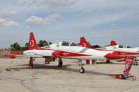 70-3004 @ LMML - Northrop NF-5B 70-3004/3 Turkish Stars Aerobatic Team - by Raymond Zammit