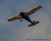 N3475E @ KWJF - Flying South Bound over the City of Lancaster, CA - by J. Martin