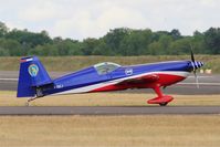 F-TGCJ @ LFSI - Extra 330SC, French Air Force aerobatic team, Holding point rwy 29, St Dizier-Robinson Air Base 113 (LFSI) Open day 2017 - by Yves-Q