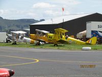 ZK-BLI @ NZAR - with two fellow moths awaiting flying slot - by magnaman
