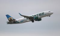 N235FR @ DTW - Frontier - by Florida Metal