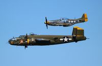 N251PW @ BKL - Baby Duck with B-25 - by Florida Metal