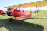 N255MS @ LAL - Hatz Biplane with a Warner radial engine - by Florida Metal