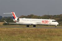 F-HMLN @ LFRB - Bombardier CRJ-1000EL NG, Take off run rwy 07R, Brest-Bretagne Airport (LFRB-BES) - by Yves-Q