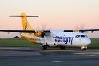 G-COBO @ EGSH - Arriving at Norwich late in the day. - by keithnewsome