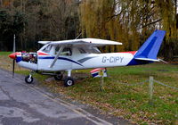 G-CIPY @ EGTR - Reims Cessna F152 at Elstree. - by moxy