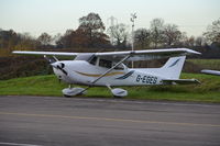 G-EGEG @ EGTR - Cessna 172R Skyhawk at Elstree. Ex N7262H - by moxy