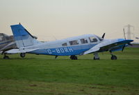 G-BORH @ EGTR - Piper PA-34-200T Seneca II at Elstree. Ex N8261V - by moxy