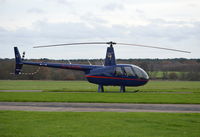 G-OAUD @ EGTF - Robinson R44 Raven at Fairoaks. Ex N393N - by moxy