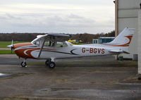 G-BGVS @ EGTF - Reims Cessna F172M at Fairoaks. Ex PH-HVS - by moxy