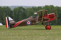 F-AZCY @ LFFQ - Royal Aircraft Factory SE-5, Taxiing to static park, La Ferté-Alais Airfield (LFFQ) Air Show 2016 - by Yves-Q