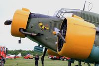 F-AZJU @ LFFQ - Junkers (CASA) 352L (Ju-52), Noze airframe close up view, La Ferté-Alais airfield (LFFQ) Air show 2016 - by Yves-Q