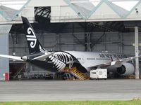 ZK-NZM @ NZAA - after delivery and before first commercial flight for Air NZ - by magnaman