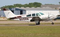 N415RW @ LAL - Beech D55 - by Florida Metal