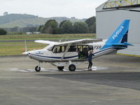 ZK-FSR @ NZAR - on apron - just back from flight - by magnaman