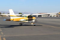 N4282Q @ SZP - 1971 Cessna 172L SKYHAWK, Lycoming O-320-E2D 150 Hp, taxi to Rwy 22 - by Doug Robertson