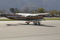 N4282Q @ SZP - 1971 Cessna 172L SKYHAWK, Lycoming O-320-E2D 150 Hp, taxi off the active - by Doug Robertson