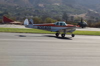 N3040G @ SZP - 1961 Forney F-1A AIRCOUPE, Continental O-200 100 Hp upgrade by STC, landing roll Rwy 22 - by Doug Robertson