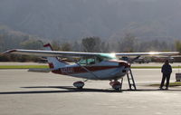 N42441 @ SZP - 1968 Cessna 182L SKYLANE, Continental O-470-L 230 Hp, at Fuel Dock - by Doug Robertson