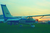 N20001 @ LSZB - Sunset at the GA-Show at Berne-Belp airport.
The first Reims-assembled Reims Rocket.
Scanned from a negative.