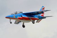 E152 @ LFBD - Dassault Dornier Alphajet E (F-UHRT), Athos 07 of Patrouille de France 2017, Bordeaux-Mérignac Air Base 106 (LFBD-BOD) Open day 2017 - by Yves-Q