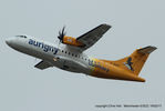 G-HUET @ EGCC - Aurigny Air Services - by Chris Hall