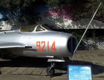 9214 - Shenyang J-6 (chinese version similar to MiG-19S) FARMER at the China Aviation Museum Datangshan