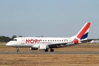 F-HBXB @ LFBD - Embraer ERJ-170ST, Holding point Delta rwy 05, Bordeaux Mérignac airport (LFBD-BOD) - by Yves-Q