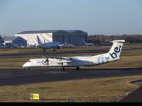 G-JECN @ EGBB - Lining up on runway 33 at Birmingham Airport. - by Luke Smith-Whelan