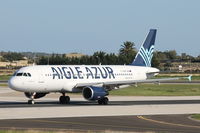 F-HAQD @ LMML - A320 F-HAQD Aigle Azur Air - by Raymond Zammit
