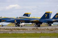 161943 @ KOQU - F/A-18A Hornet 161943 C/N 0150 from Blue Angels Demo Team  NAS Pensacola, FL - by Dariusz Jezewski www.FotoDj.com