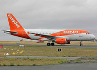 G-EZFY @ LFBH - Taxiing to the Terminal in new c/s - by Shunn311